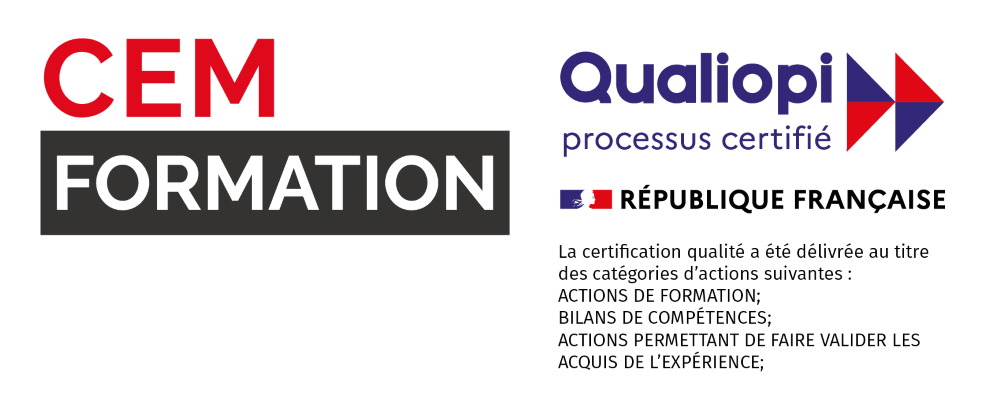 Bénéficiez des référencements Qualité de CEM Formation