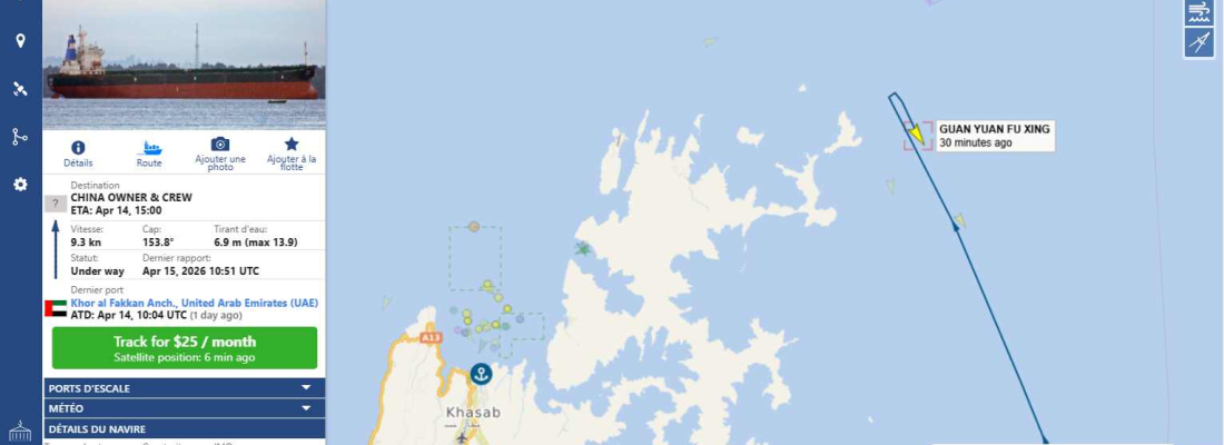 Les navires font demi-tours ...