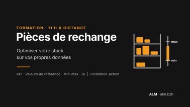 Pièces de rechange : optimiser votre stock sur vos données