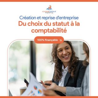 Création et reprise d'entreprise (Niveau 1) : du choix du Statut à la Comptabilité