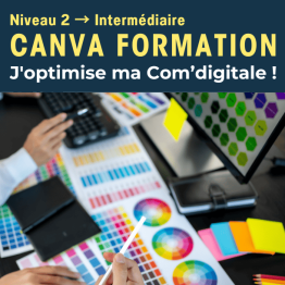 Canva - Niveau 2 : J'optimise ma com'digitale !