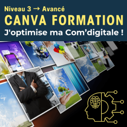 Canva - Niveau 3 : J'optimise ma com'digitale !