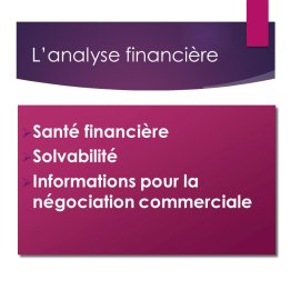 L’analyse financière