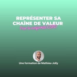 Représenter sa chaîne de valeur pour la conformité CSRD