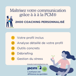 Débriefing individuel du Profil PCM® en distanciel
