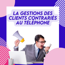 LA GESTIONS DES CLIENTS CONTRARIÉS AU TÉLÉPHONE