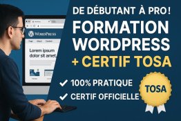Formation WordPress Complète - Certification Tosa WordPress