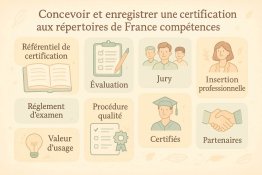 Concevoir et déposer une certification aux Répertoires de France compétences (RNCP/RSCH)